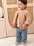 Embroidered padded jacket for baby girls pecan nut - vertbaudet enfant 