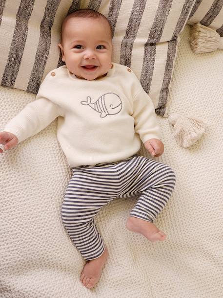 Knitted Set for Newborn Boys blue - vertbaudet enfant 