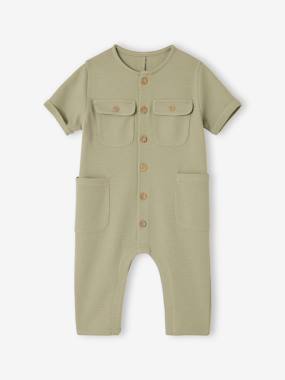 Baby-Dungarees & All-in-ones-Honeycomb Jumpsuit for Babies
