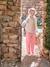 Fluid Paperbag-Style Trousers for Girls coral+khaki+rose - vertbaudet enfant 
