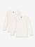 Pack of 2 long-sleeved t-shirts Petit Bateau white - vertbaudet enfant 
