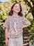 Short-sleeved printed T-shirt for girls anthracite+beige+pale yellow+sandy beige+vanilla - vertbaudet enfant 