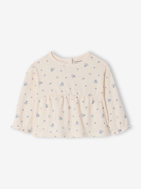 Pack of 2 long-sleeved baby t-shirts rose - vertbaudet enfant 