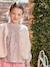 Girl's blouse with smocked sleeves ecru+pale pink - vertbaudet enfant 