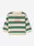 Striped long-sleeved baby sweatshirt striped green - vertbaudet enfant 