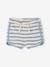 Terry Cloth Shorts + T-Shirt Ensemble for Babies grey blue+striped blue+taupe - vertbaudet enfant 