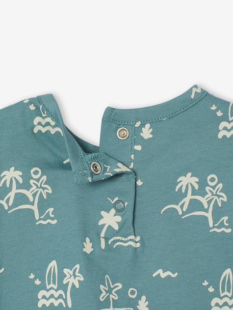 Pack of 2 short-sleeved t-shirts for babies ecru - vertbaudet enfant 