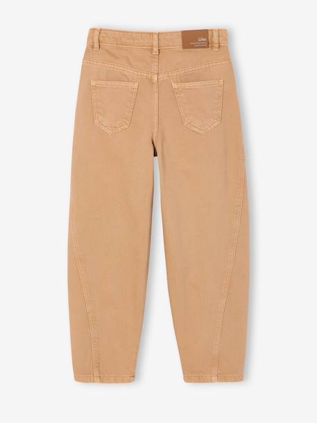 Girl's balloon trouser cappuccino - vertbaudet enfant 