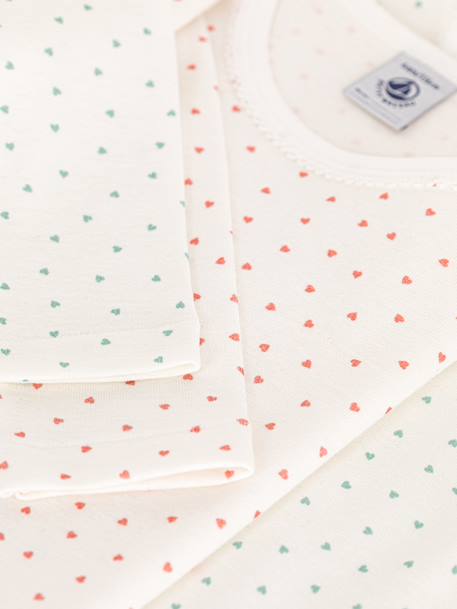 Pack of 2 long-sleeved t-shirts Petit Bateau white - vertbaudet enfant 