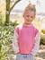 Girl's 2-in-1 jumper with sleeves grey blue+rose - vertbaudet enfant 