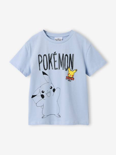 T-shirt with POKEMON sleeves sky blue - vertbaudet enfant 