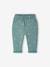 Pantalon bébé molleton imprimé cappuccino+vert émeraude+vert sauge - vertbaudet enfant 