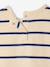 Striped cotton baby T-shirt striped blue+striped green - vertbaudet enfant 