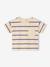 Striped cotton baby T-shirt striped blue+striped green - vertbaudet enfant 