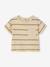 Striped cotton baby T-shirt striped blue+striped green - vertbaudet enfant 