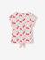 T-shirt fille imprimé noeud fantaisie manches courtes blanc+blanc imprimé+lavande+rose - vertbaudet enfant 