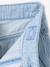 Girl's wide-leg striped trousers striped blue - vertbaudet enfant 