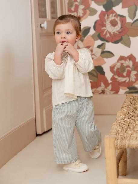 Girl's blouse ecru - vertbaudet enfant 
