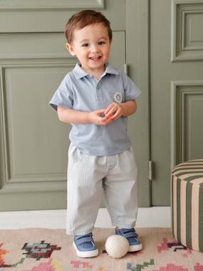 Baby-Outfits-Boys' polo shirt and trouser set 