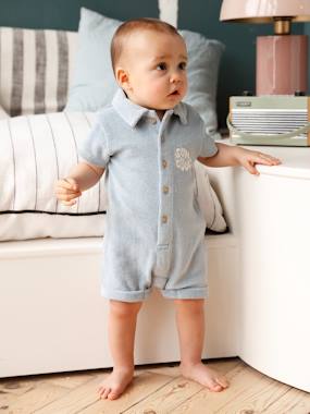 -Combishort bébé en éponge