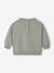 Baby round-neck sweatshirt - BASICS ecru+sage green - vertbaudet enfant 