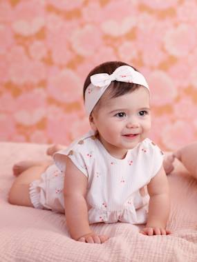 Baby-Outfits-Set of 3 short, t-shirt and band for head accessories for hair 