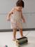 Printed Playsuit for Baby Girls beige - vertbaudet enfant 