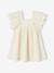 Cotton Gauze Dress for Babies ecru+red - vertbaudet enfant 