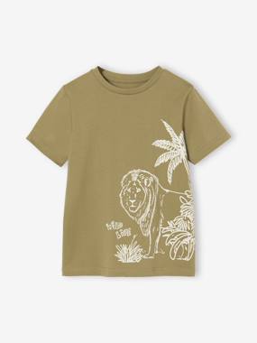 T-shirt garçon imprimé - vertbaudet enfant Garçon-T-shirt, polo, sous-pull-T-shirt-T-shirt garçon imprimé