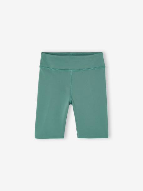 Pack of 2 Sports Cycling Shorts for Girls green+rose - vertbaudet enfant 