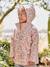 Printed hooded raincoat for girls grey green+multicoloured+navy blue+vanilla - vertbaudet enfant 