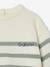 Striped knitted baby jumper caramel+navy blue+sage green - vertbaudet enfant 