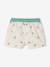 Baby swim shorts with crocodile print ecru - vertbaudet enfant 