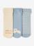 Pack of 3 cotton baby socks ecru - vertbaudet enfant 