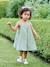 Broderie Anglaise Dress with Matching Accessory sage green - vertbaudet enfant 
