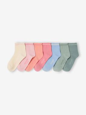 Girls-Underwear-Socks-Pack of 7 Pairs of Socks for Girls
