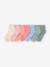 Pack of 7 Pairs of Socks for Girls dusky pink - vertbaudet enfant 