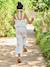 Set of trousers and top with braces white - vertbaudet enfant 