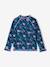 Girl's UV Protection one-piece swimsuit navy blue - vertbaudet enfant 