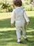Pantalon bébé à bretelles amovibles vert sauge - vertbaudet enfant 