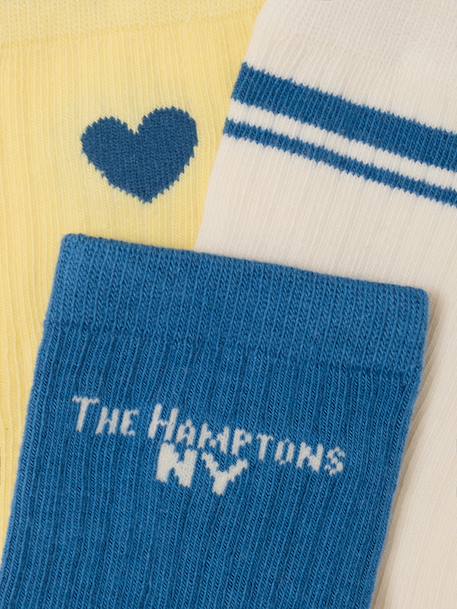 Pack of 3 assorted socks pale yellow - vertbaudet enfant 