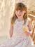 Occasion Wear Dress with Floral Print, for Girls light blue+pale pink+printed pink+printed white+white - vertbaudet enfant 