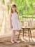 Occasion Wear Dress with Floral Print, for Girls light blue+pale pink+printed pink+printed white+white - vertbaudet enfant 
