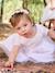 Embroidered Tulle Dress for Baby Girls white - vertbaudet enfant 