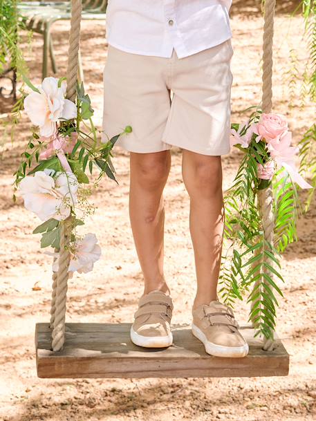 Boy's bermuda shorts beige - vertbaudet enfant 
