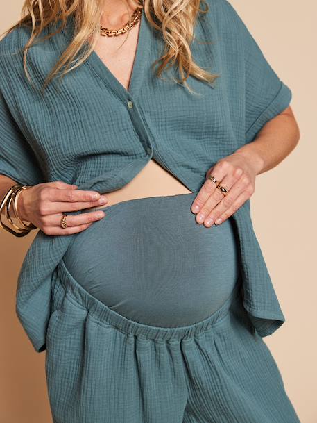 Set of 2 nursing clothes aqua green - vertbaudet enfant 