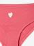 Pack of 7 girls' heart print organic cotton briefs fuchsia - vertbaudet enfant 