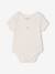Pack of 3 short-sleeved pointelle bodysuits sage green - vertbaudet enfant 