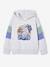 Hooded printed sweatshirt marl grey+marl white+slate blue - vertbaudet enfant 