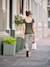 T-Shirt for Maternity, Low Neckline at the Back, in Wide Knit, by ENVIE DE FRAISE ecru+khaki+terracotta - vertbaudet enfant 